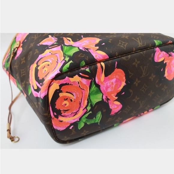 💎 ✨ HOST PICK ✨💎 ROSES STEPHEN SPRUCE NEVERFULL MM LOUIS VUITTON COLLECTABLE - Picture 7 of 17